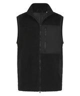 Recycled sherpa gilet