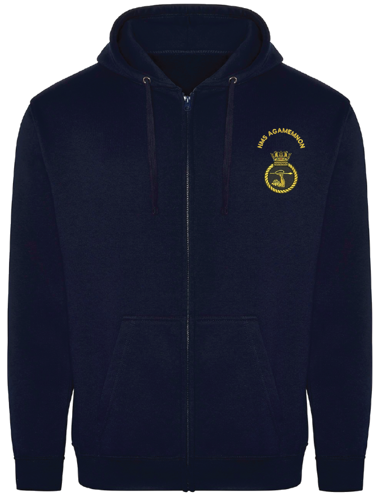 HMS Agamemnon Zipped Hoodie