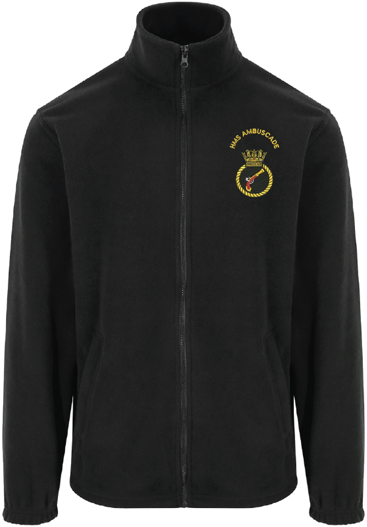 HMS Ambuscade Zipped Fleece