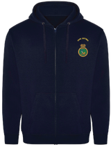 HMS Antrim Zipped Hoodie