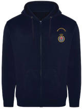 HMS Bacchante Zipped Hoodie