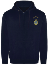 HMS Bulwark Zipped Hoodie