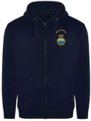 HMS Chatham Zipped Hoodie