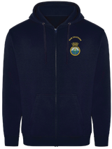HMS Chatham Zipped Hoodie
