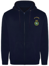 HMS Diomede Zipped Hoodie