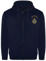 HMS Dulverton Zipped Hoodie