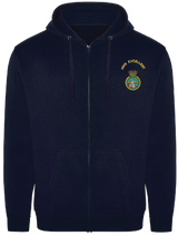 HMS Excellent Zipped Hoodie