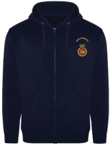 HMS Exmouth Zipped Hoodie
