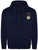 HMS Guernsey Zipped Hoodie