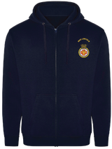 HMS Lincoln Zipped Hoodie