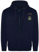 HMS Minerva Zipped Hoodie