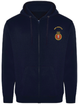 HMS Norfolk Zipped Hoodie