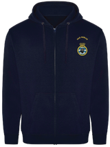 HMS Nubian Zipped Hoodie