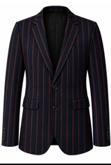 Welsh Guards regimental blazer in navy with a burgundy stripe