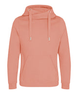 Cross neck hoodie