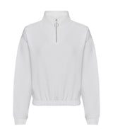 Women's cropped ¼-zip sweat