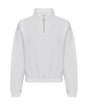 Women's cropped ¼-zip sweat