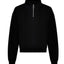Women's cropped ¼-zip sweat
