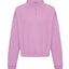 Women's cropped ¼-zip sweat