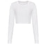 Women's long sleeve cropped T