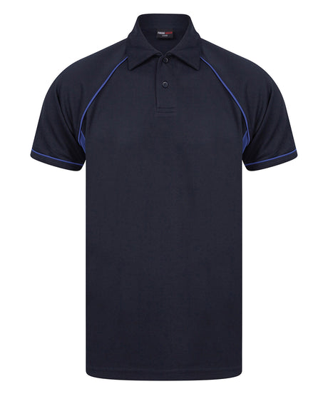 Piped performance polo