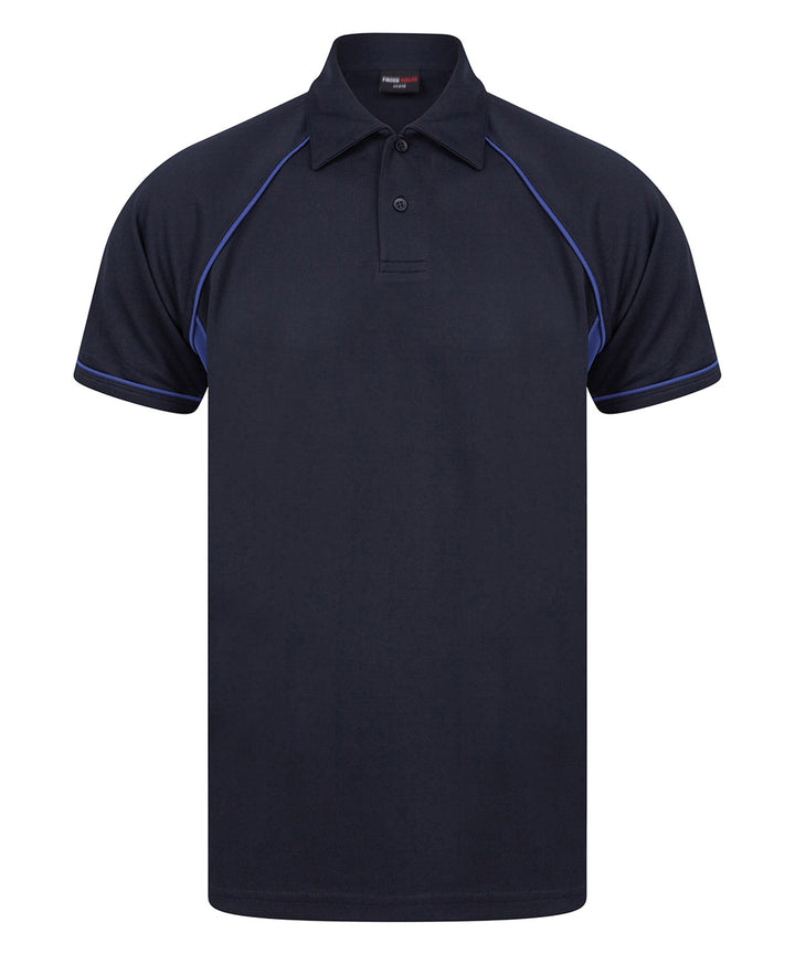Piped performance polo