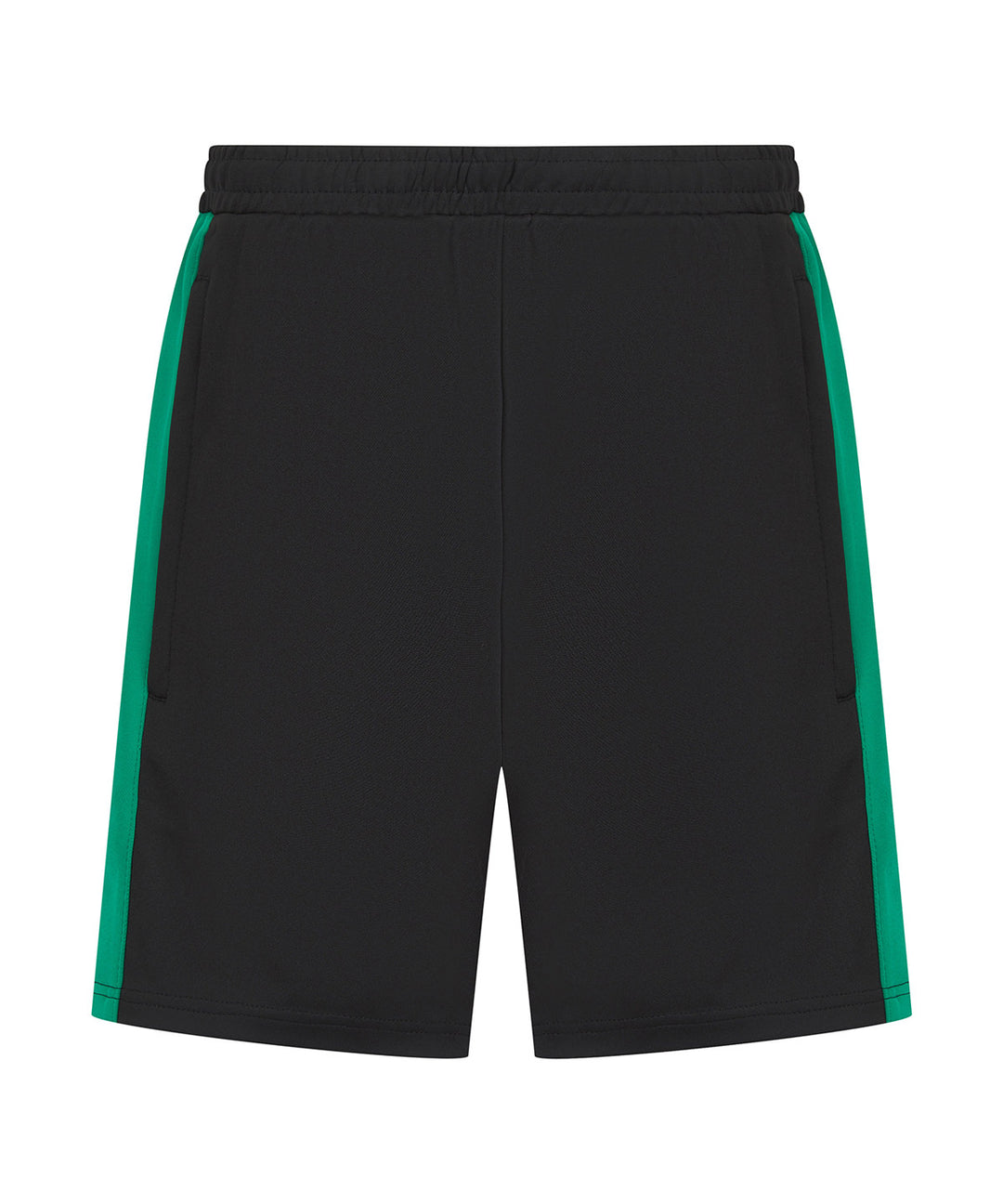 Knitted shorts with zip pockets