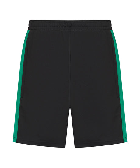 Knitted shorts with zip pockets