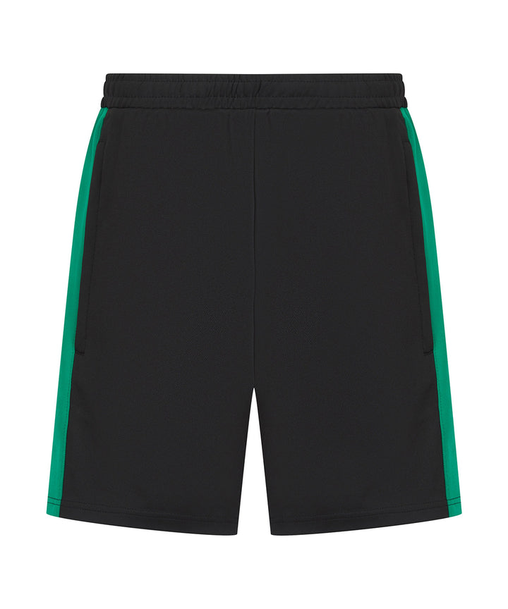Knitted shorts with zip pockets