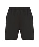Knitted shorts with zip pockets