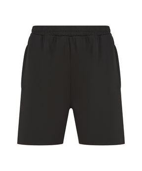 Knitted shorts with zip pockets