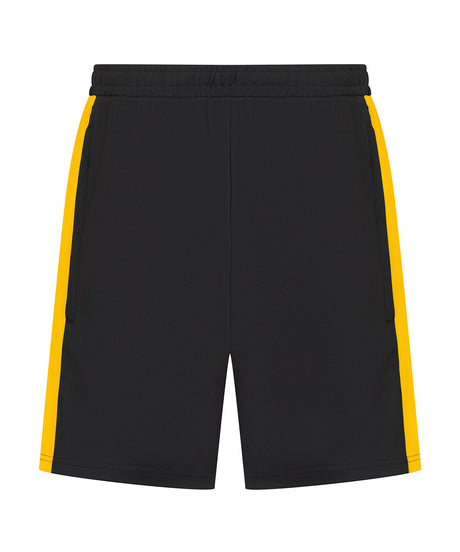 Knitted shorts with zip pockets