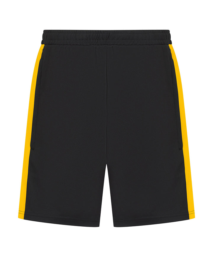 Knitted shorts with zip pockets