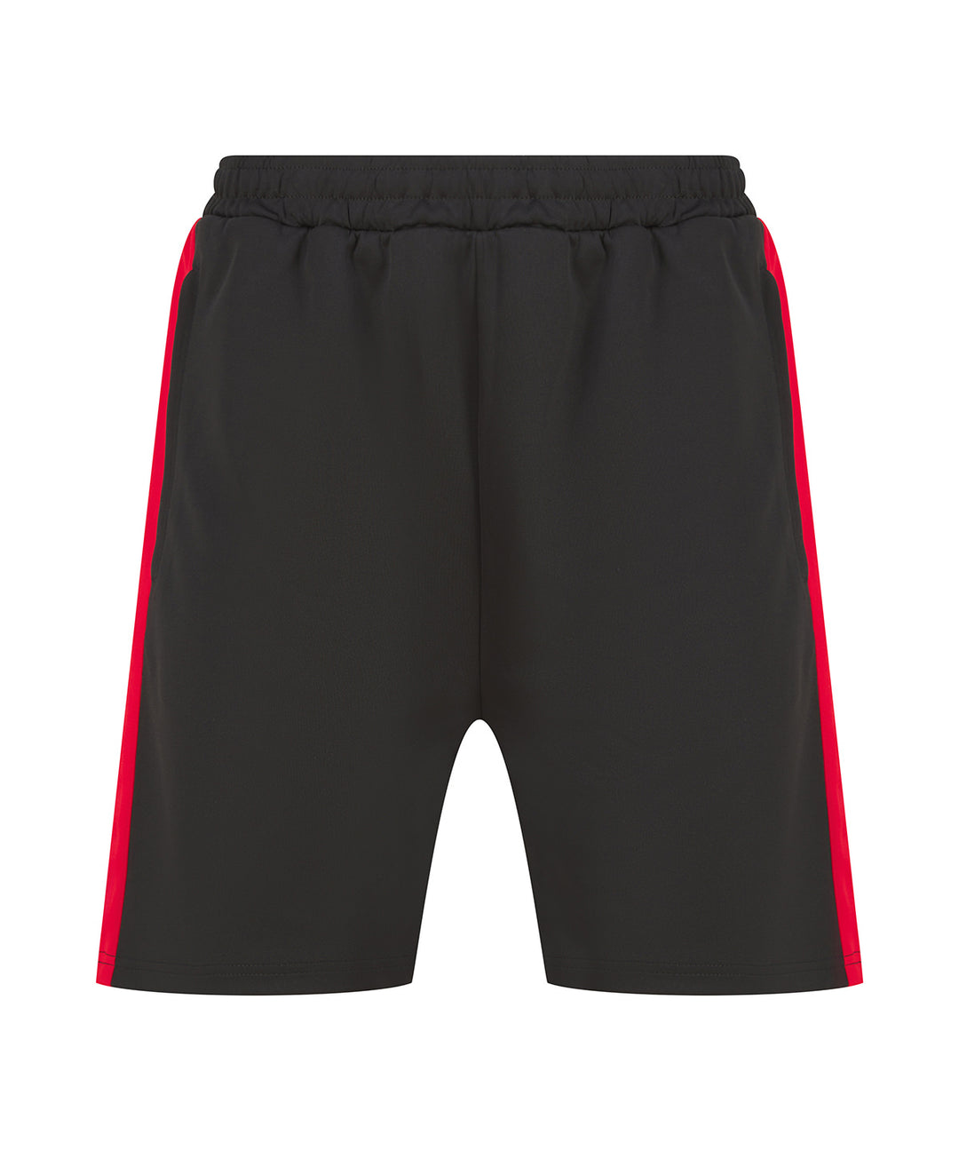 Knitted shorts with zip pockets