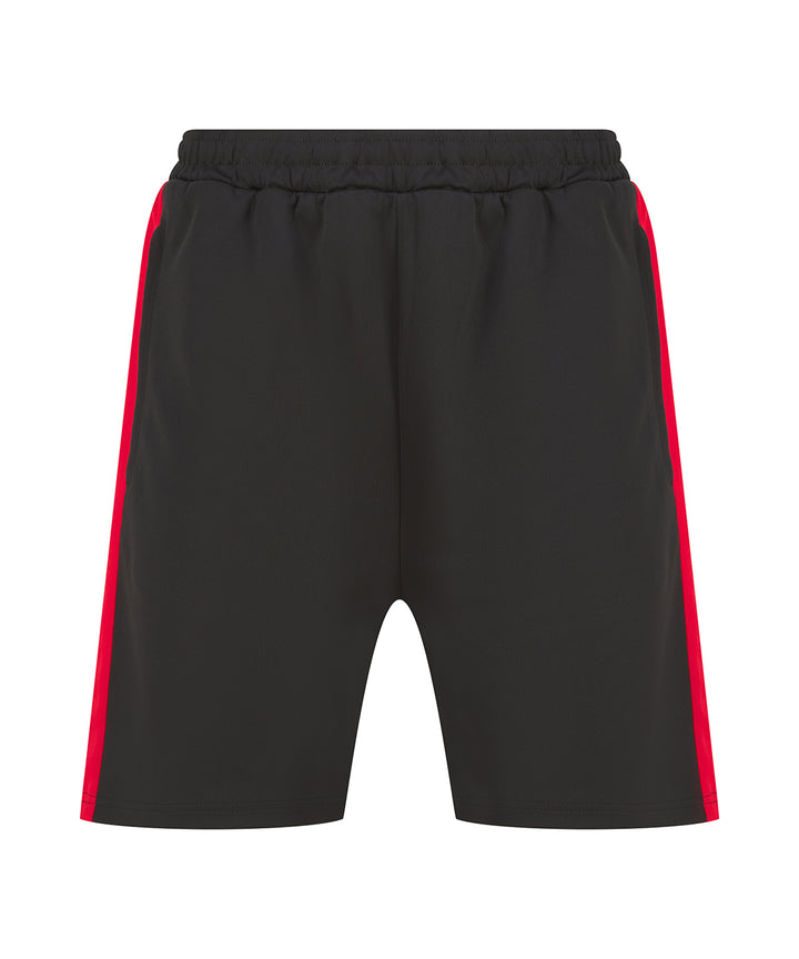 Knitted shorts with zip pockets
