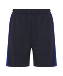 Knitted shorts with zip pockets