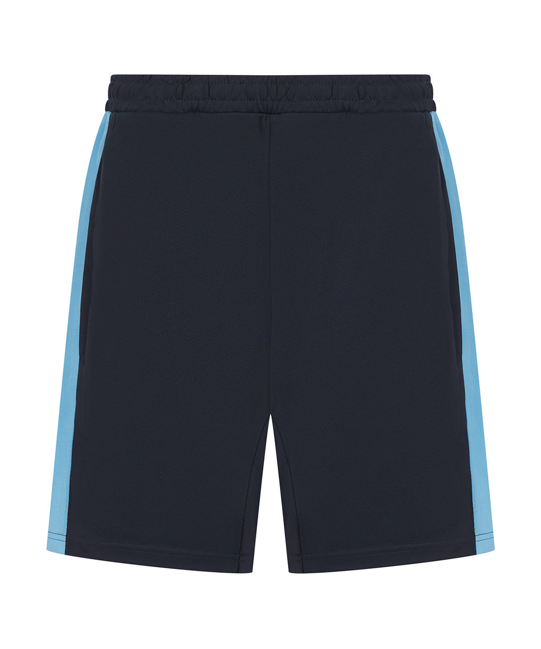 Knitted shorts with zip pockets