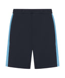 Knitted shorts with zip pockets