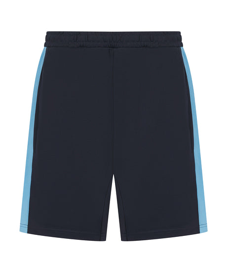 Knitted shorts with zip pockets