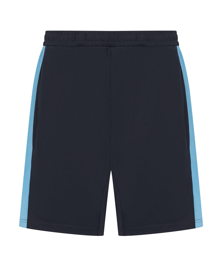 Knitted shorts with zip pockets