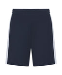 Knitted shorts with zip pockets