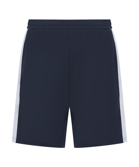 Knitted shorts with zip pockets