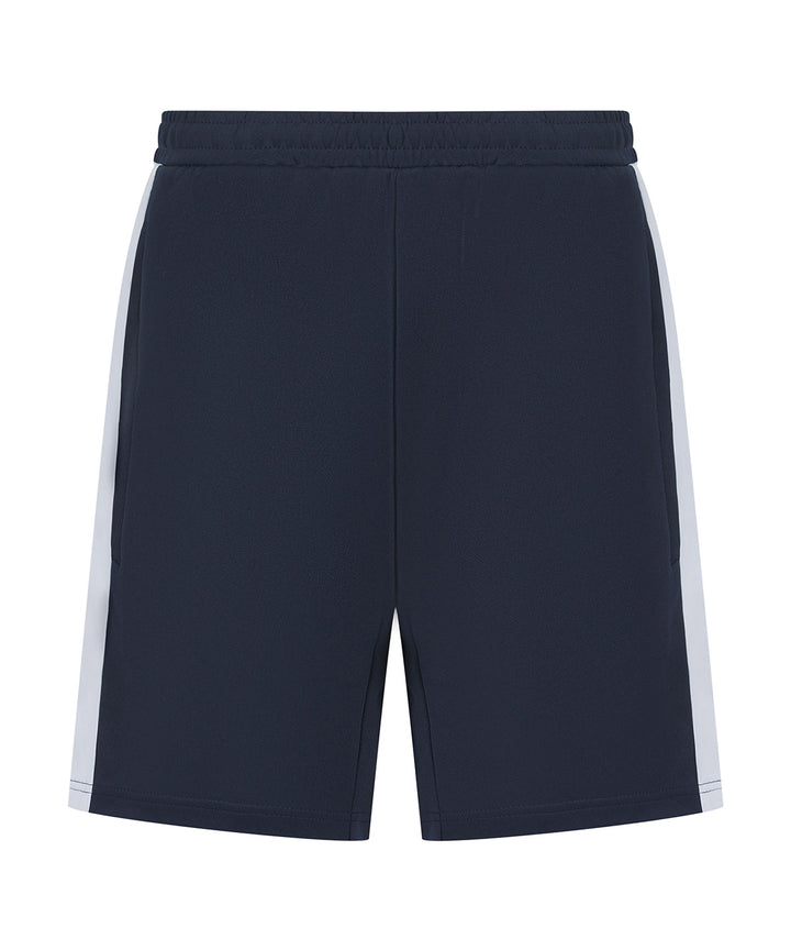 Knitted shorts with zip pockets
