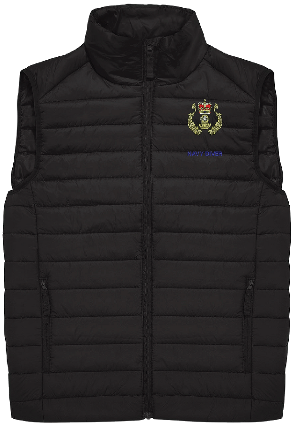 Navy Diver Padded Gilet