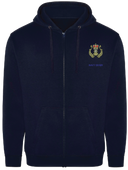 Navy Diver Zipped Hoodie