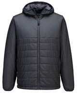 Professional hooded insulated baffle jacket (S608)