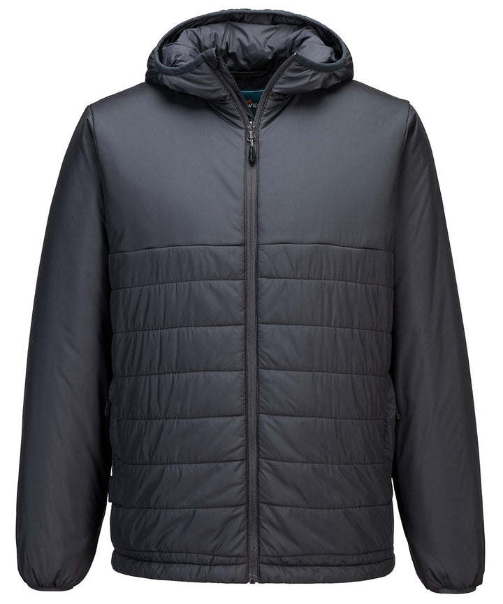 Professional hooded insulated baffle jacket (S608)