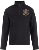 RE Veteran Badge Quarter Zip Fleece