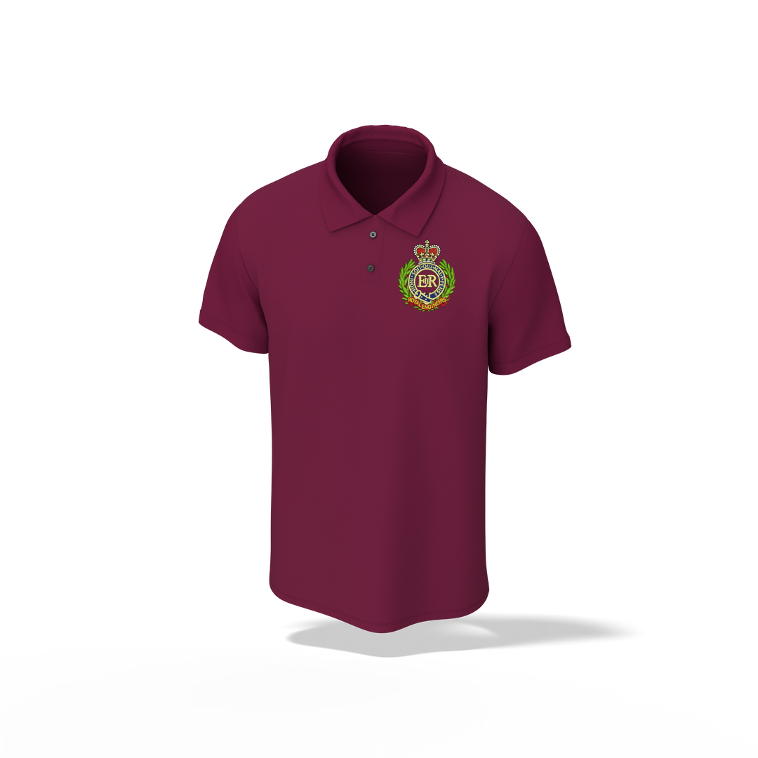 Royal Engineers Cap Badge Polo Shirt