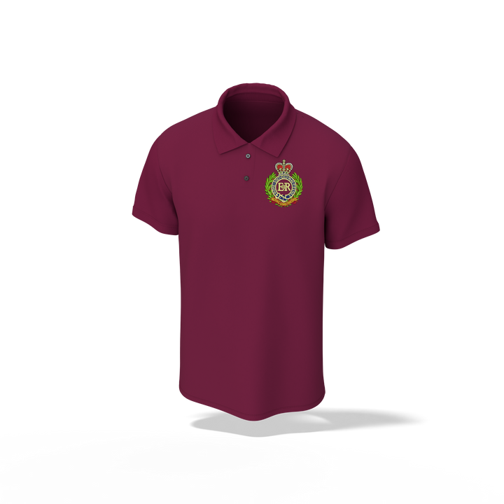 Royal Engineers Cap Badge Polo Shirt